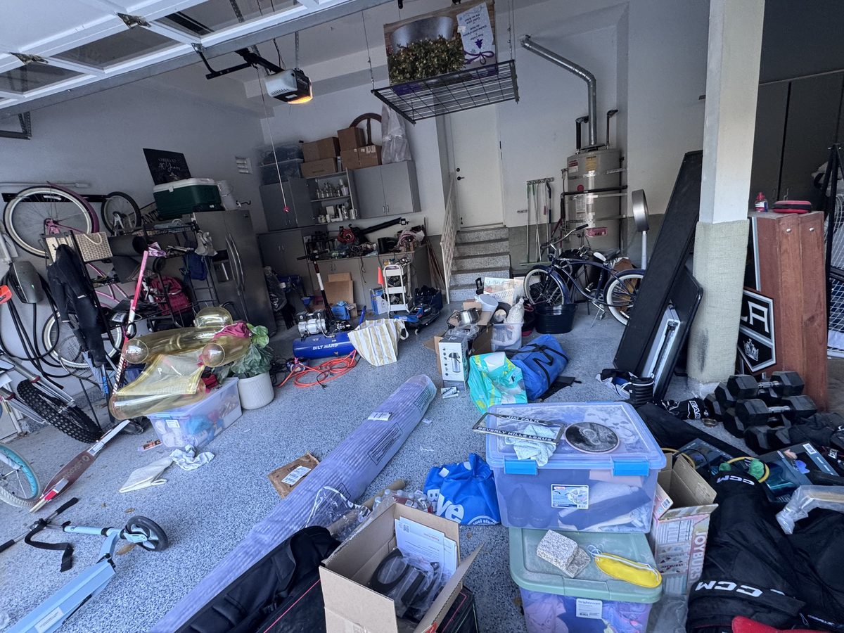 Garage before