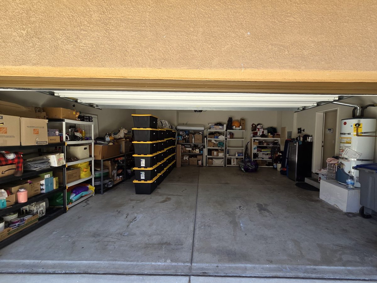 Garage after