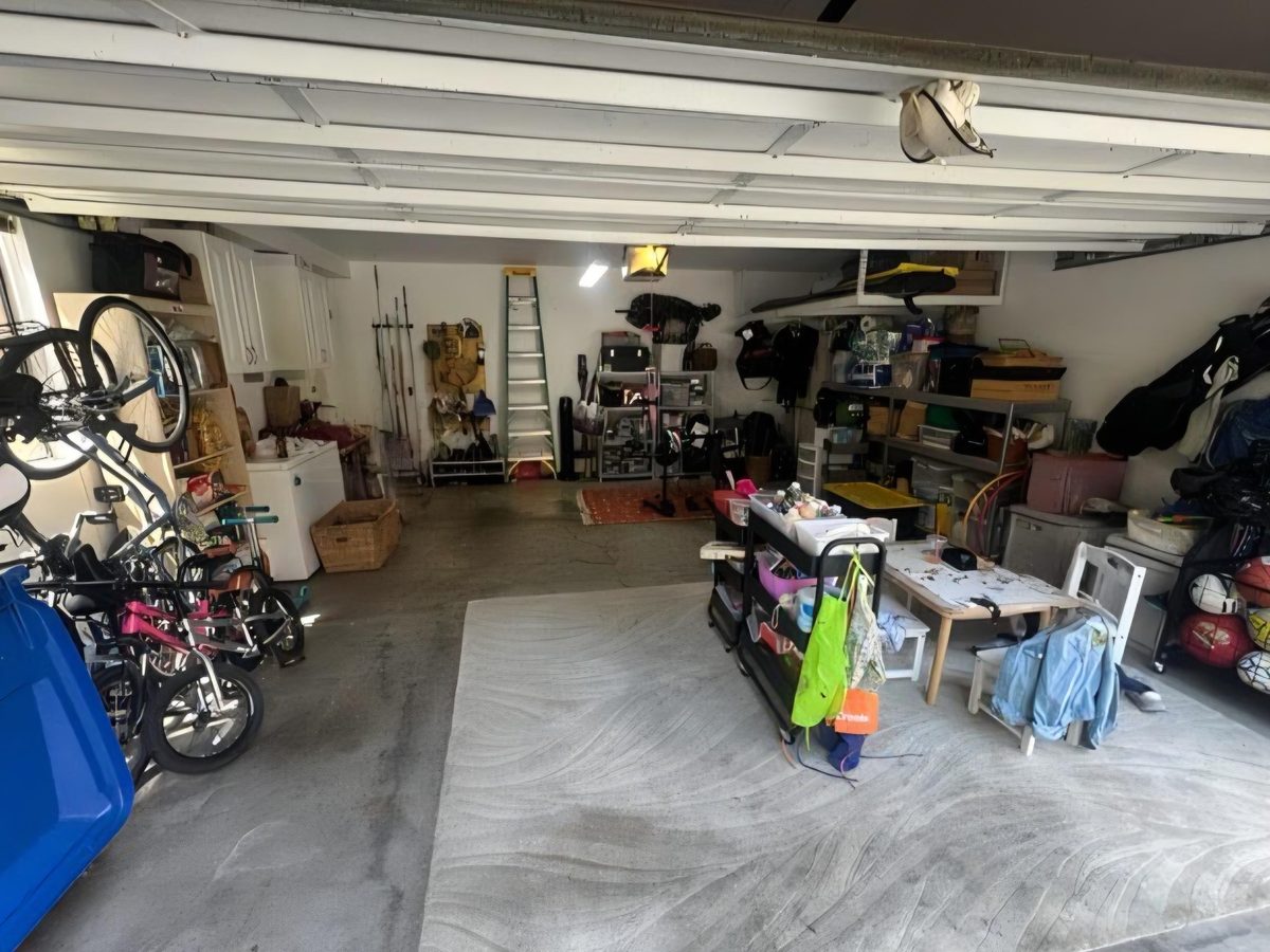 Garage after