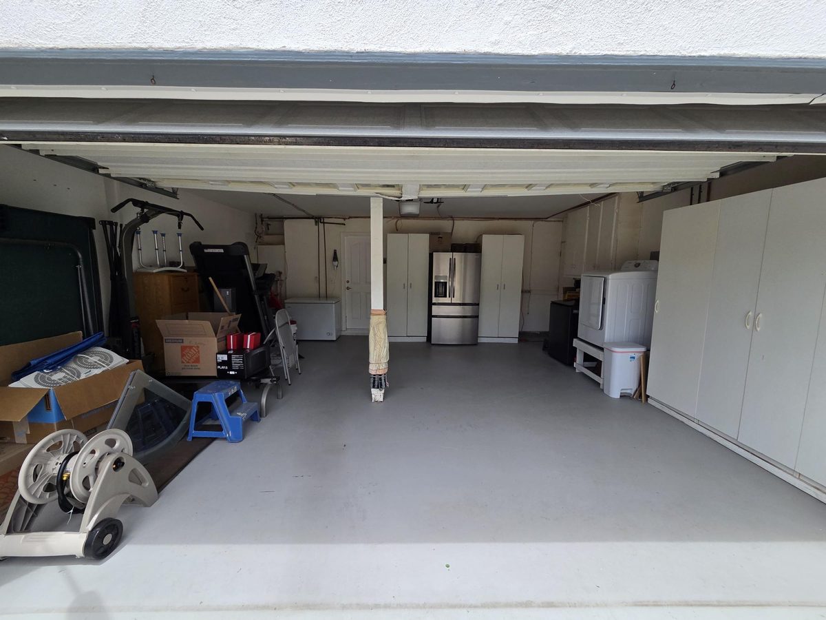 Garage after